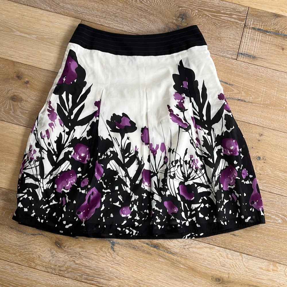 Abbie Mags A Line Floral Skirt
